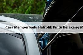 Cara Memperbaiki Pintu Belakang Mobil Ertiga